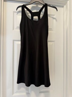 Classic Black Racerback Mini Dress